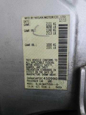 2014 NISSAN MAXIMA S #3283847427