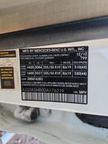 2013 MERCEDES-BENZ ML 350 4MA - 4JGDA5HB0DA176219