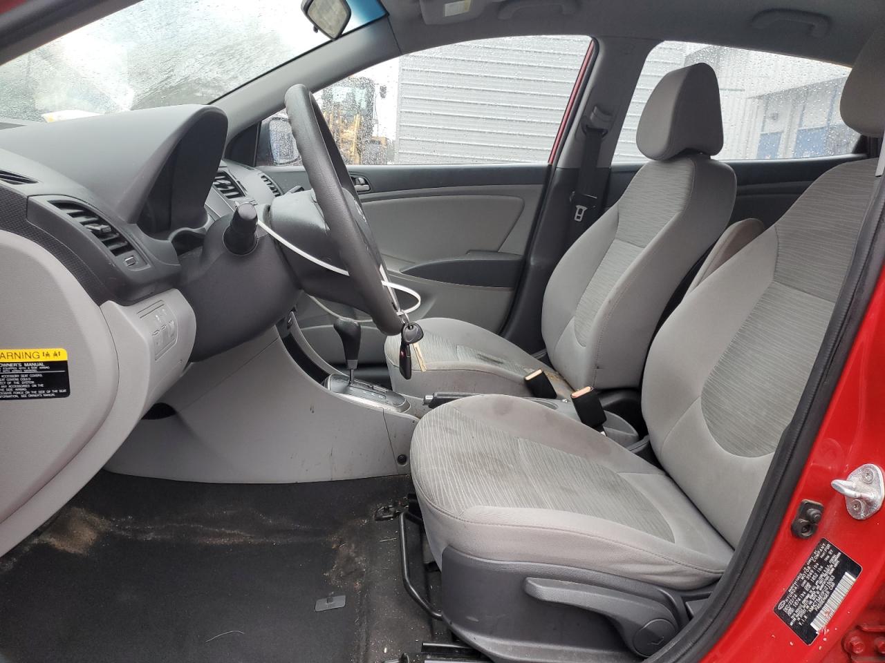 Lot #3317823197 2015 HYUNDAI ACCENT GS