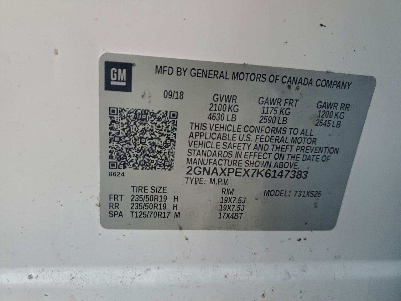 CHEVROLET EQUINOX PREMIER