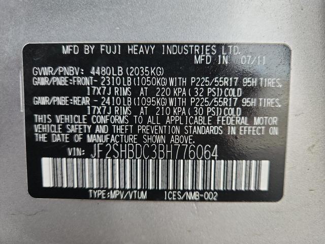 2011 SUBARU FORESTER 2 #3290640807