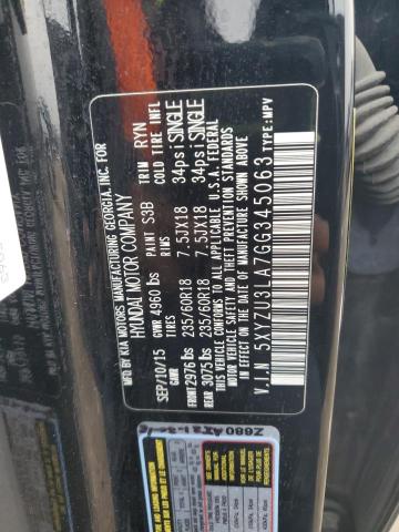 2016 HYUNDAI SANTA FE S #3294382103