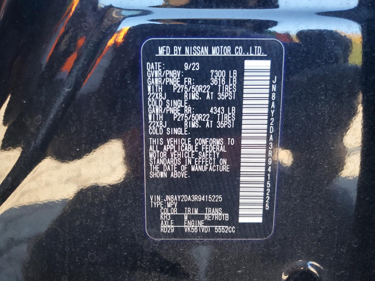 NISSAN ARMADA PLATINUM