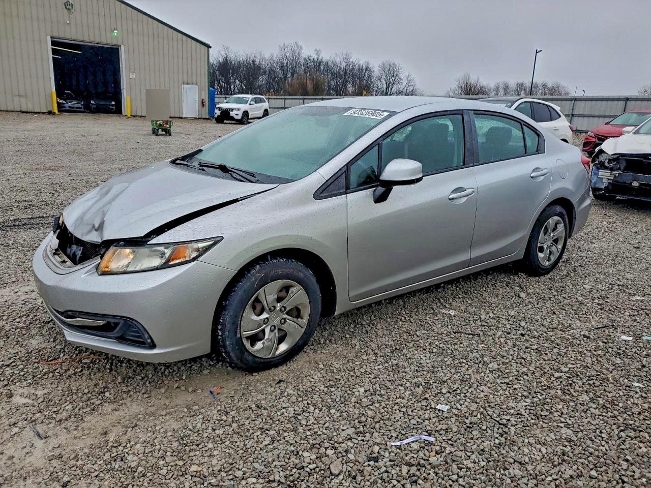 Lot #3302694008 2013 HONDA CIVIC LX