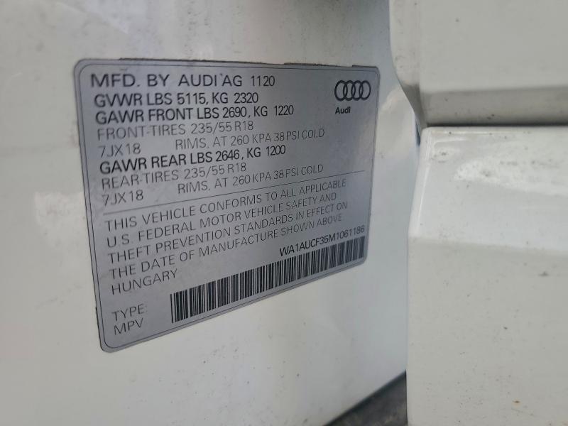 2021 AUDI Q3 PREMIUM #3302659003