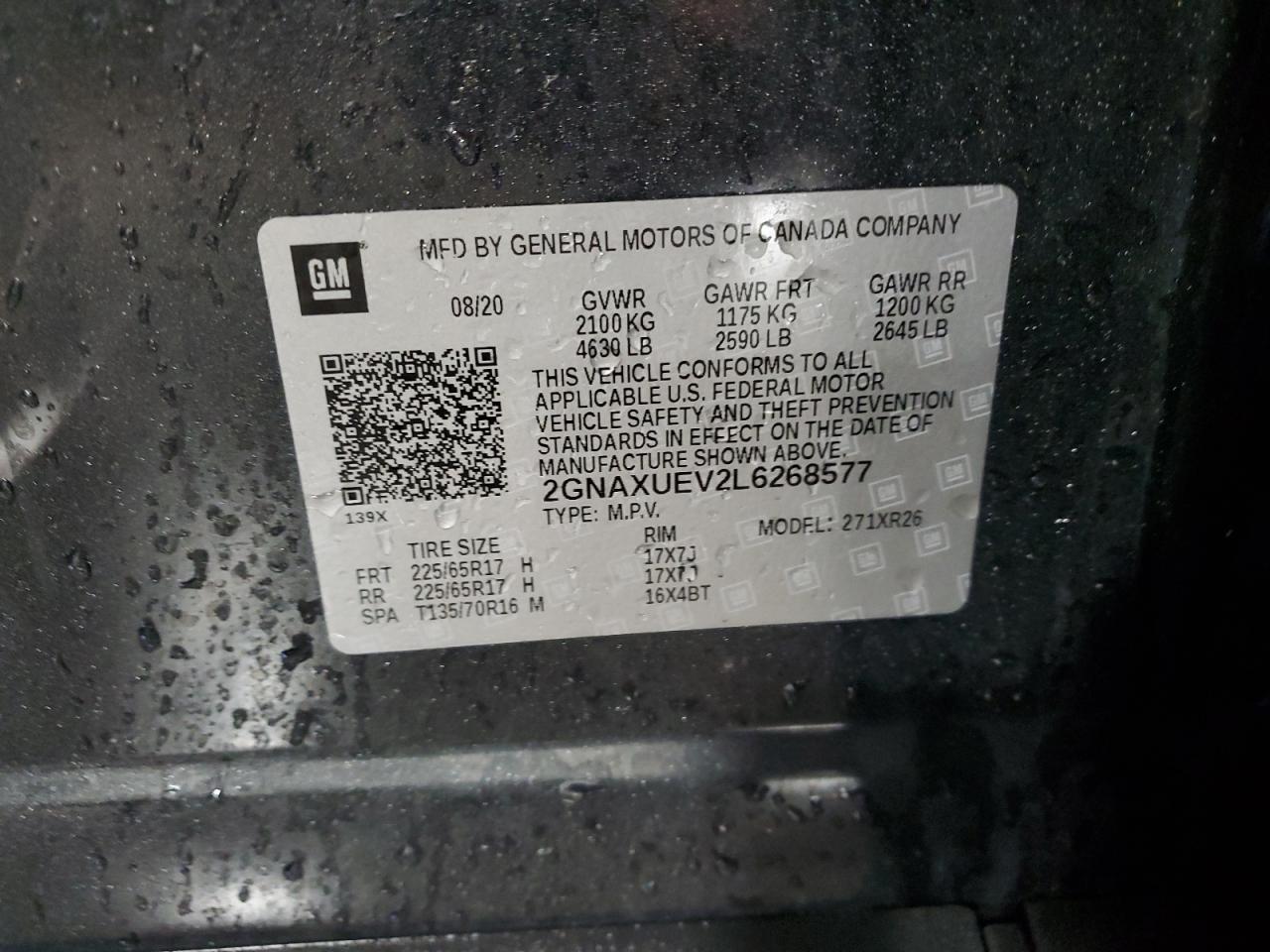 CHEVROLET EQUINOX LT