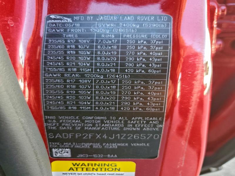 2018 JAGUAR E-PACE SE #3302662999