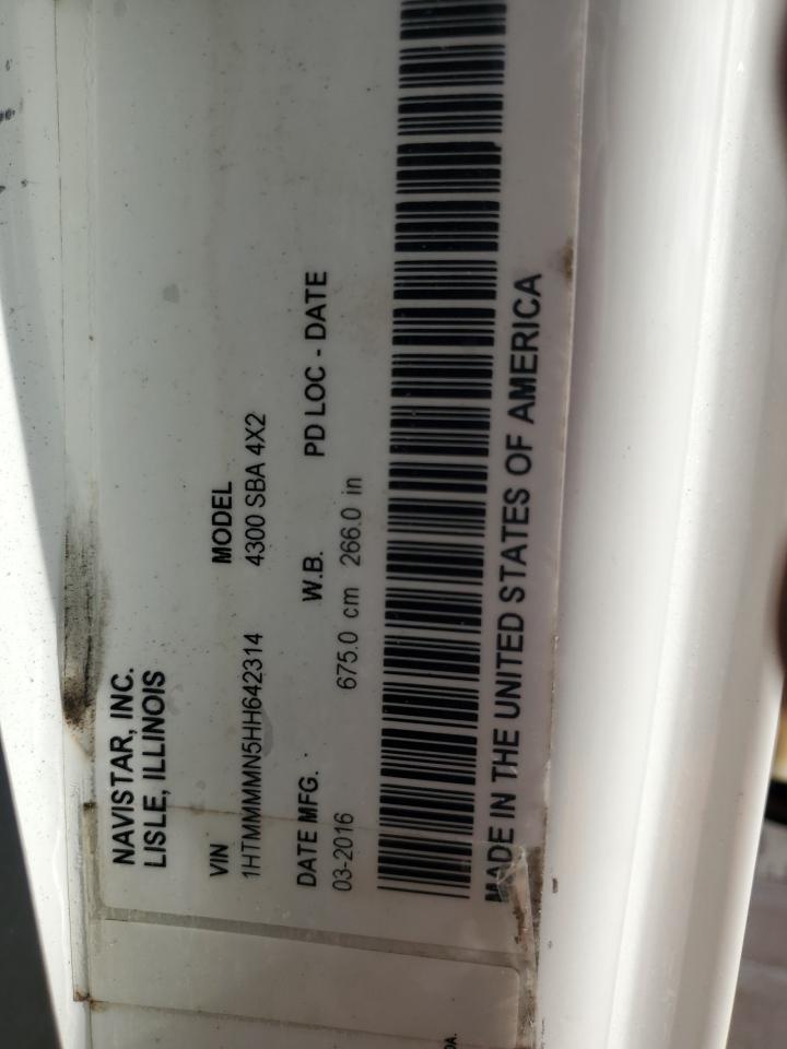 Lot #3284595328 2017 INTERNATIONAL 4000 4300