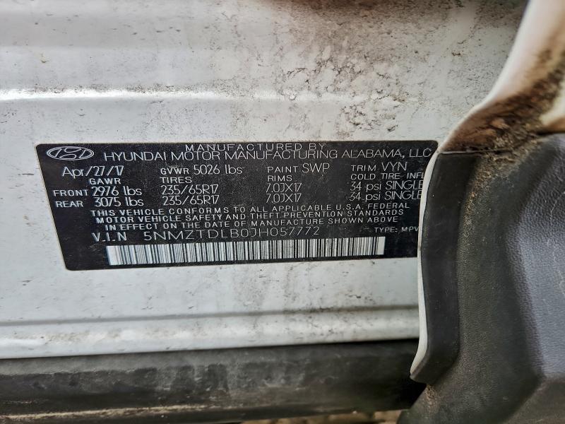 2018 HYUNDAI SANTA FE S #3301815374