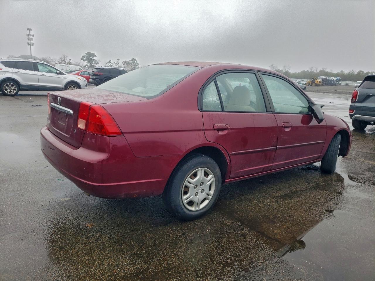 Lot #3304519470 2002 HONDA CIVIC LX