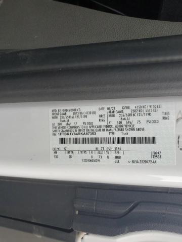 2024 FORD TRANSIT T- - 1FTBR1Y84RKA87353