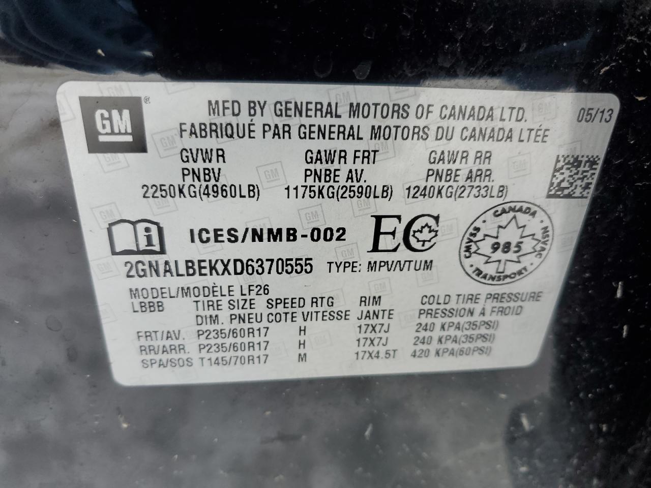 CHEVROLET EQUINOX LS