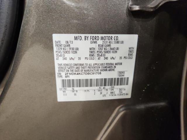 2013 FORD EDGE LIMIT - 2FMDK4KC7DBC91705