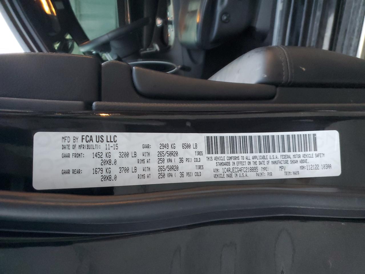 JEEP GRAND CHEROKEE OVERLAND