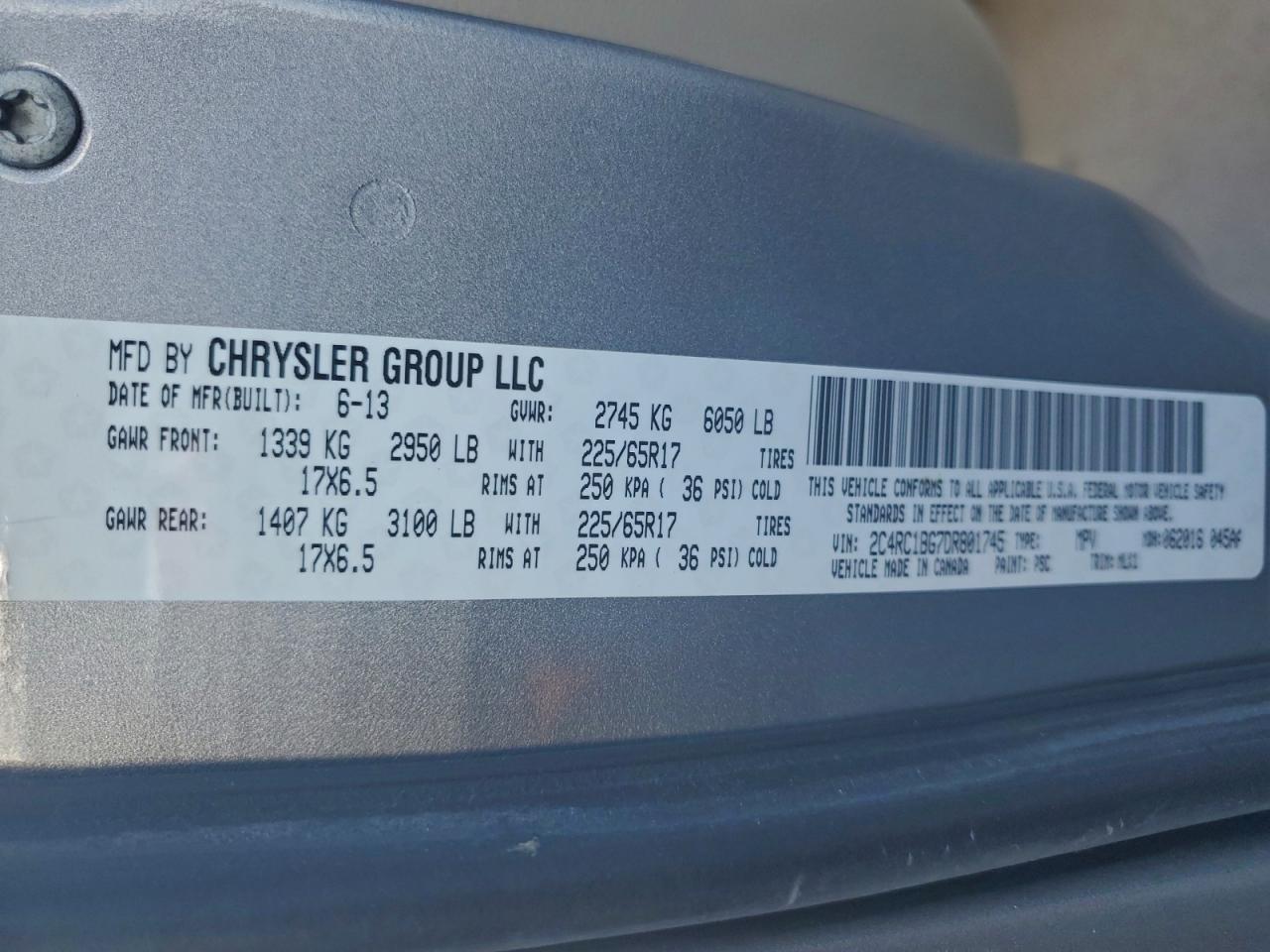 CHRYSLER TOWN & COUNTRY TOURING