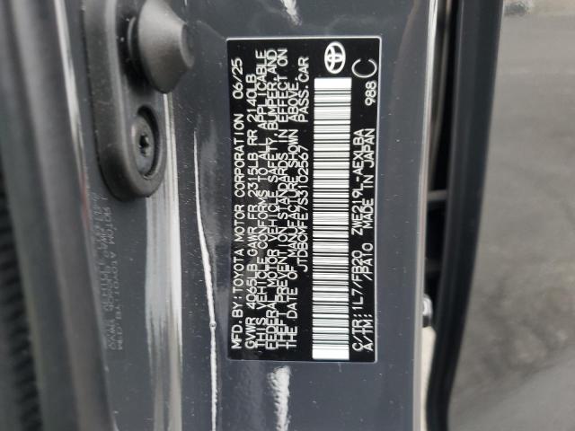 2025 TOYOTA COROLLA LE #3309402990