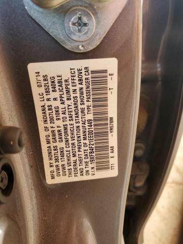 2014 HONDA CIVIC HYBR - 19XFB4F21EE001449