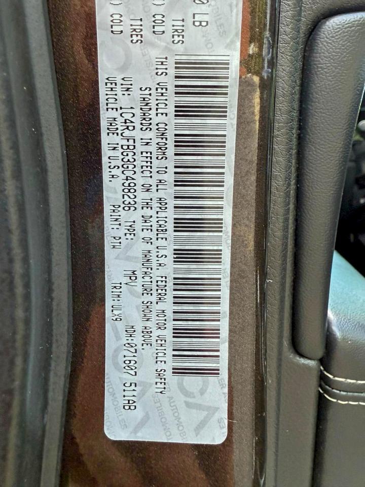 Lot #3298050153 2016 JEEP GRAND CHER