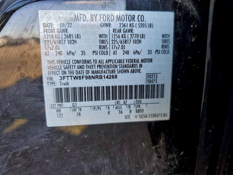 2022 FORD MAVERICK X #3301666622