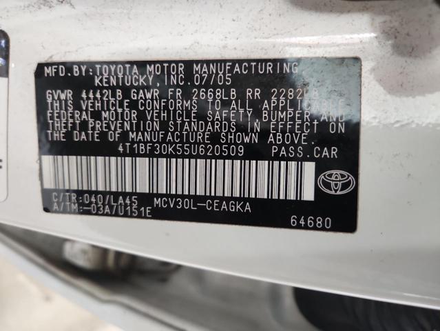 2005 TOYOTA CAMRY LE #3304012690