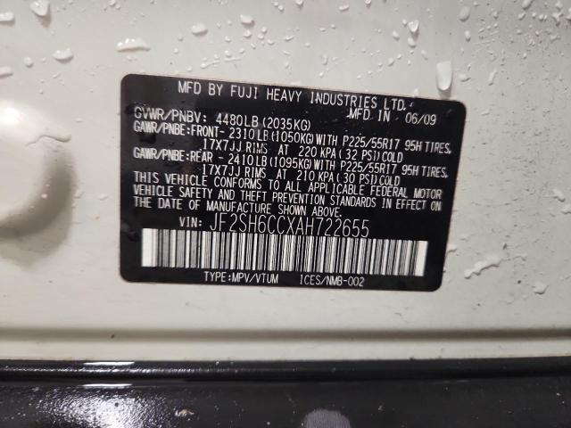 2010 SUBARU FORESTER 2 #3304012677