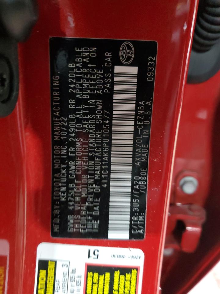 Lot #3302759391 2023 TOYOTA CAMRY LE