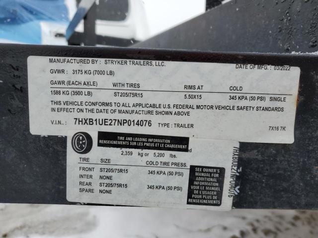 2022 STRYKER UNKNOWN #3284666320