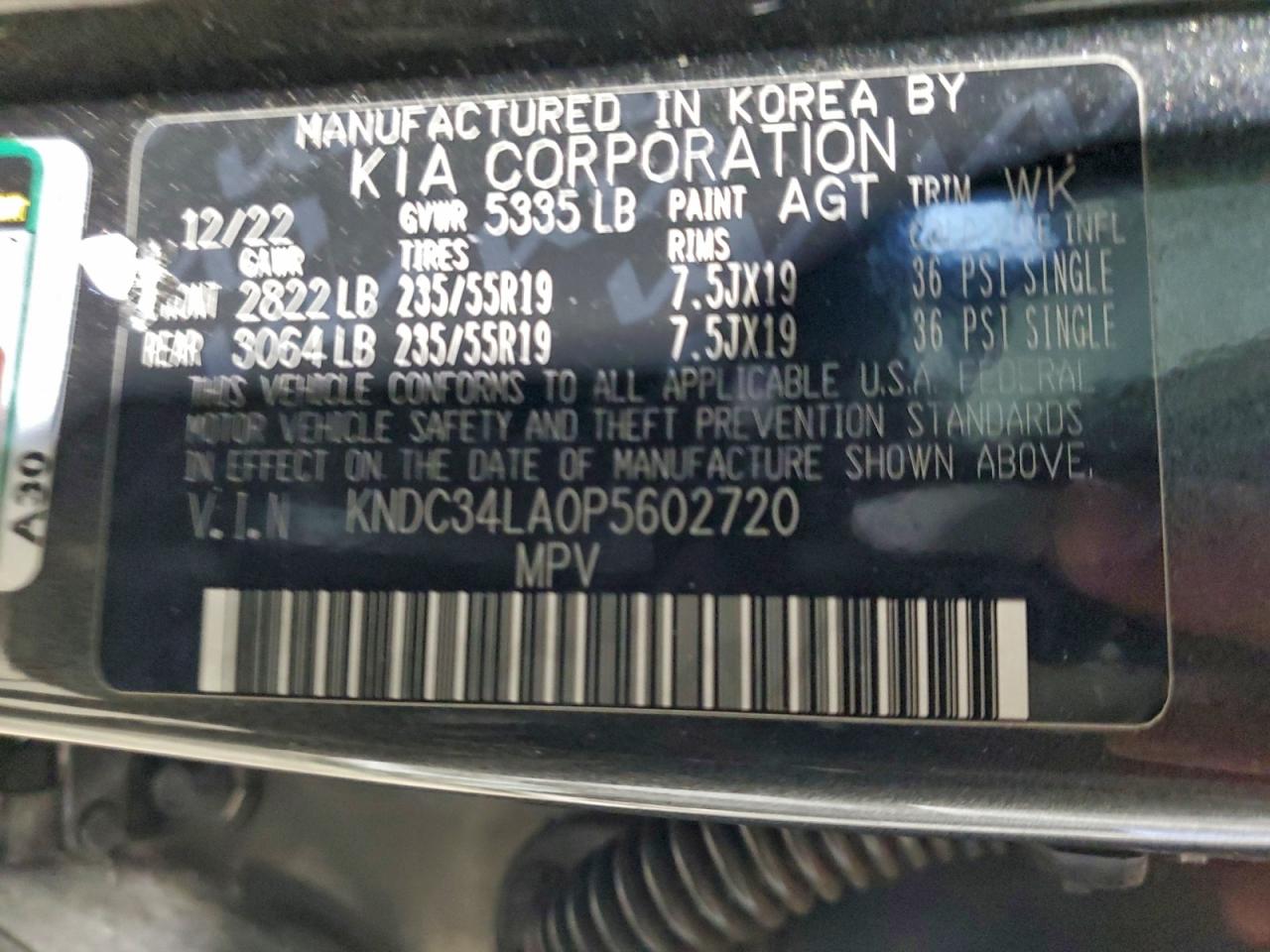 KIA EV6 LIGHT