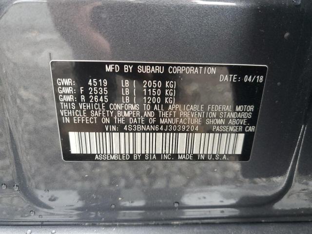 2018 SUBARU LEGACY 2.5 #3303778422