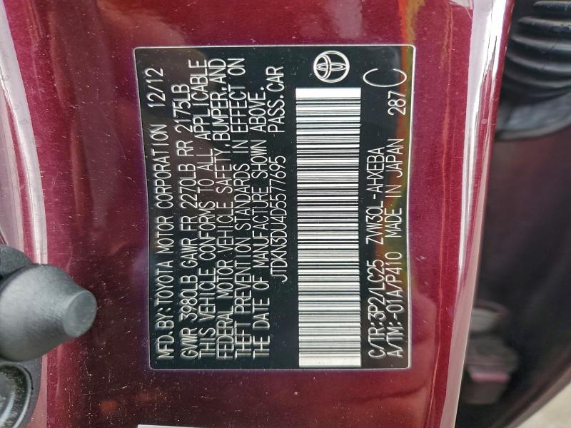 2013 TOYOTA PRIUS #3304815554