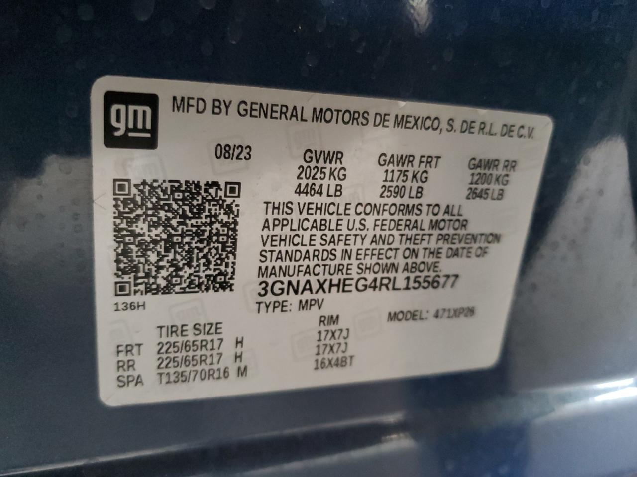 CHEVROLET EQUINOX LS