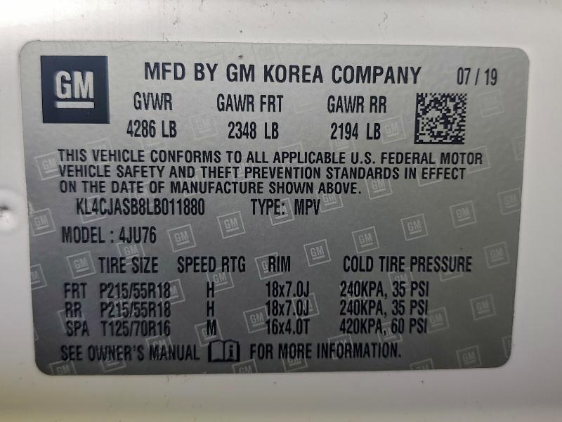 2020 BUICK ENCORE PRE #3304608452