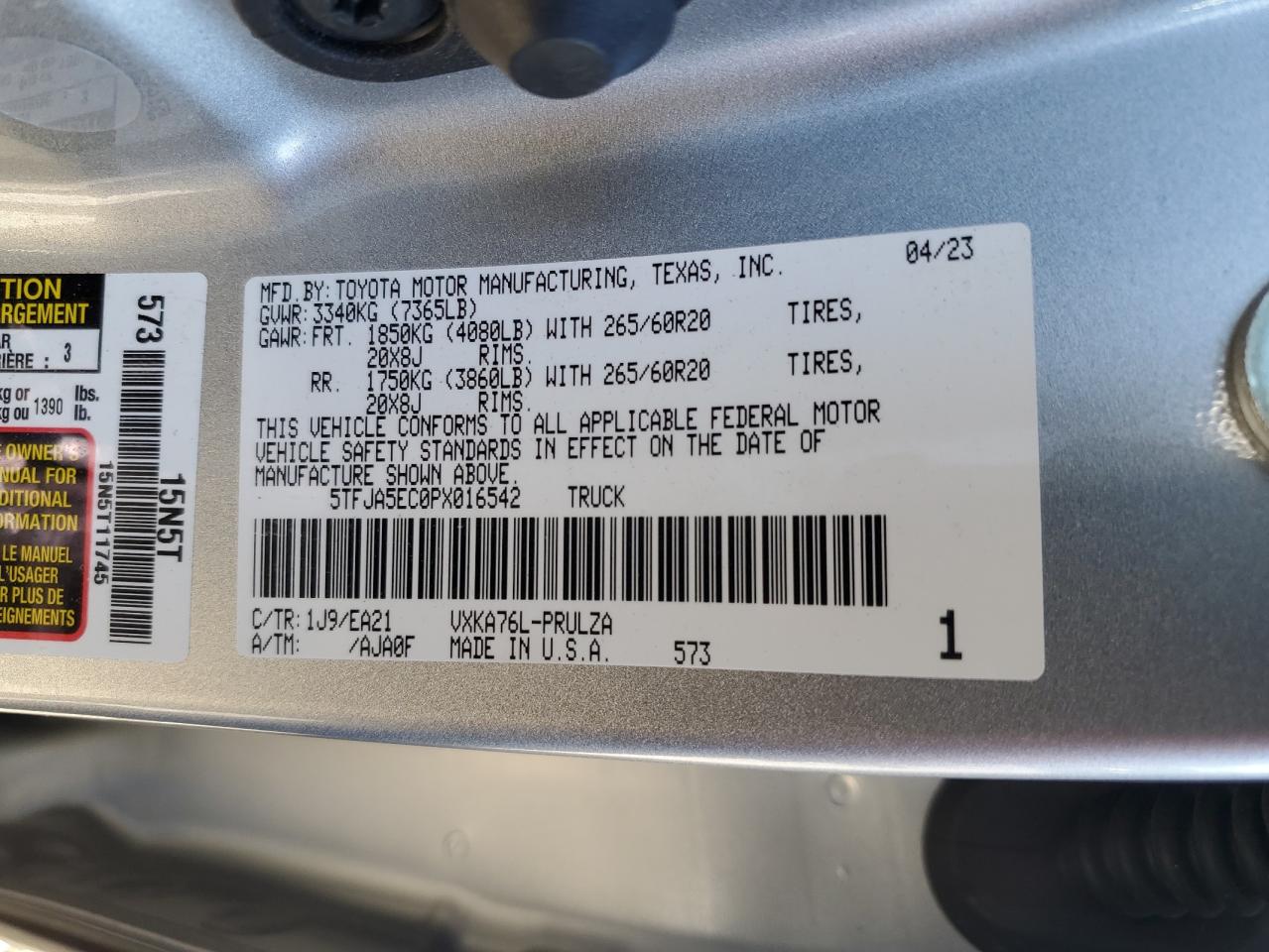 TOYOTA TUNDRA CREWMAX LIMITED