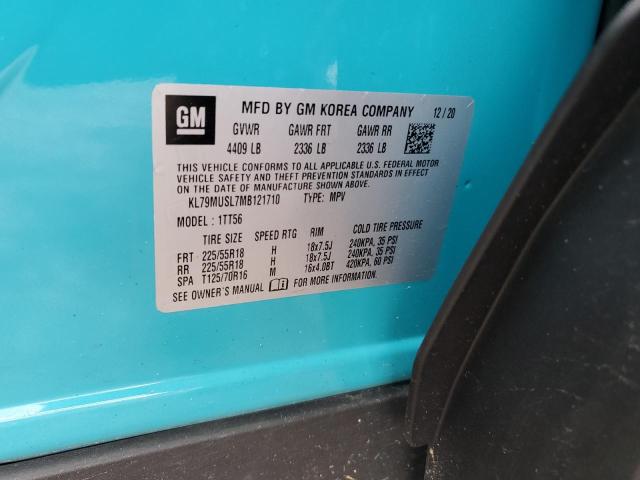 2021 CHEVROLET TRAILBLAZE #3298140164