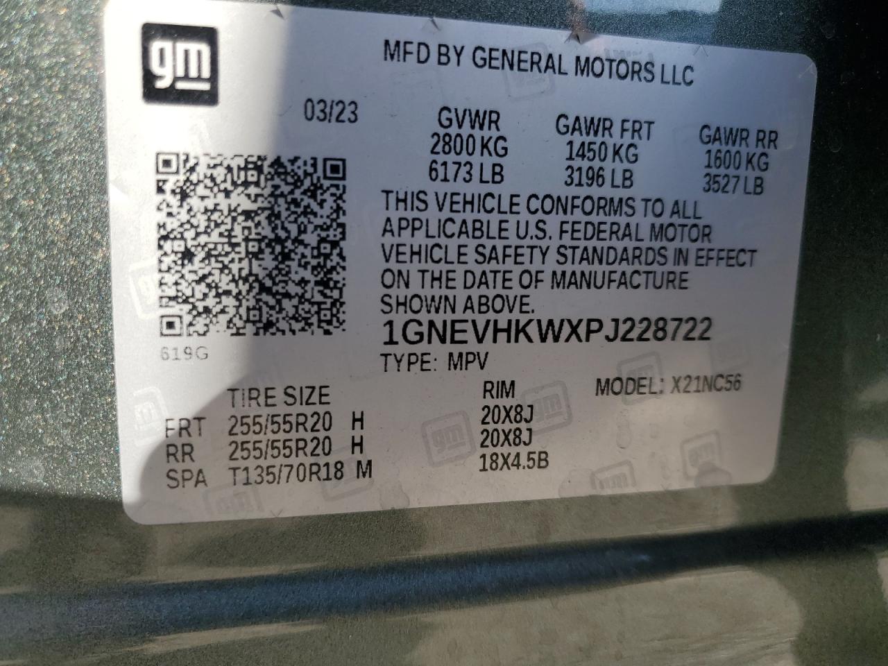 CHEVROLET TRAVERSE LT