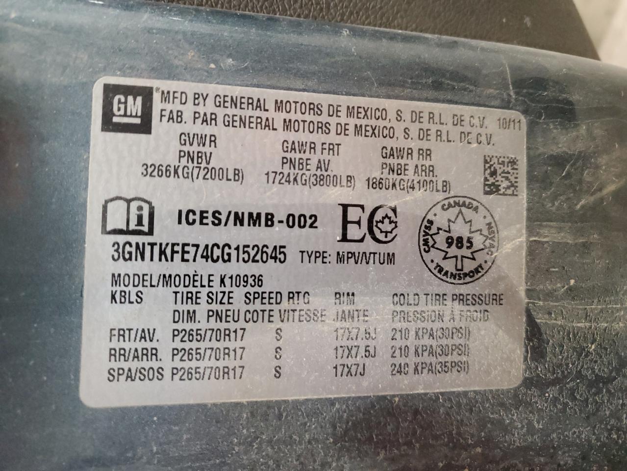 CHEVROLET AVALANCHE LT