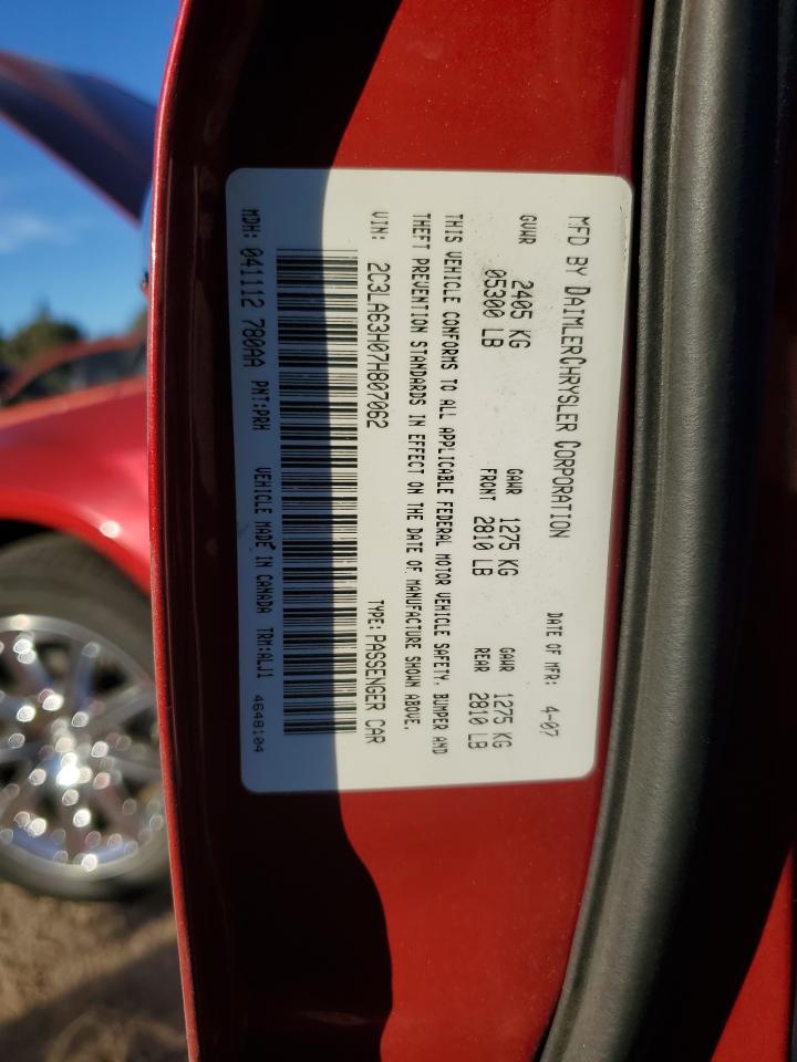 Lot #3285711691 2007 CHRYSLER 300C