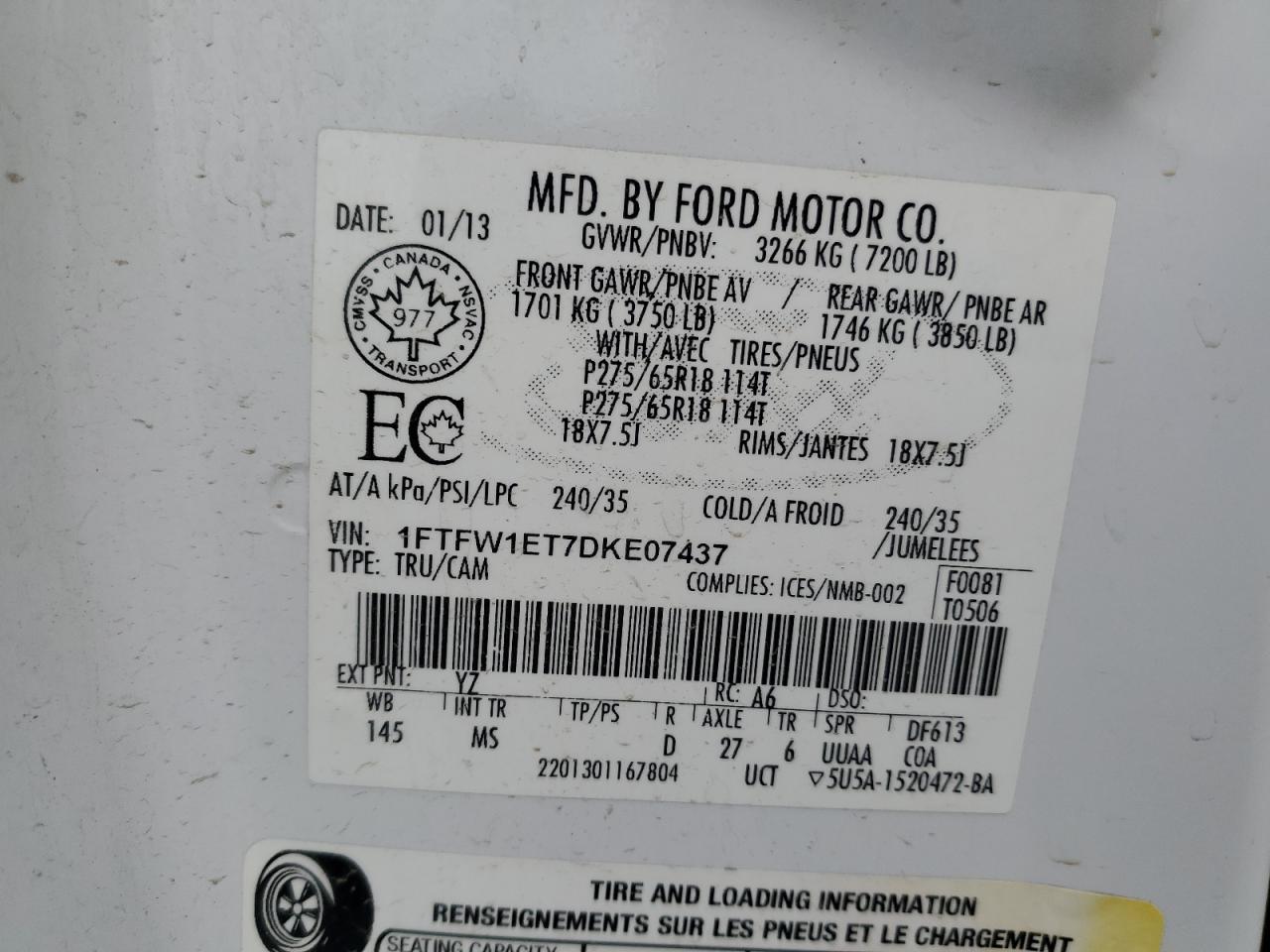 FORD F-150 SUPERCREW