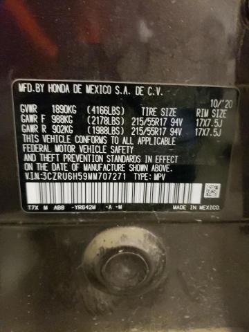 2021 HONDA HR-V EX #3304537468