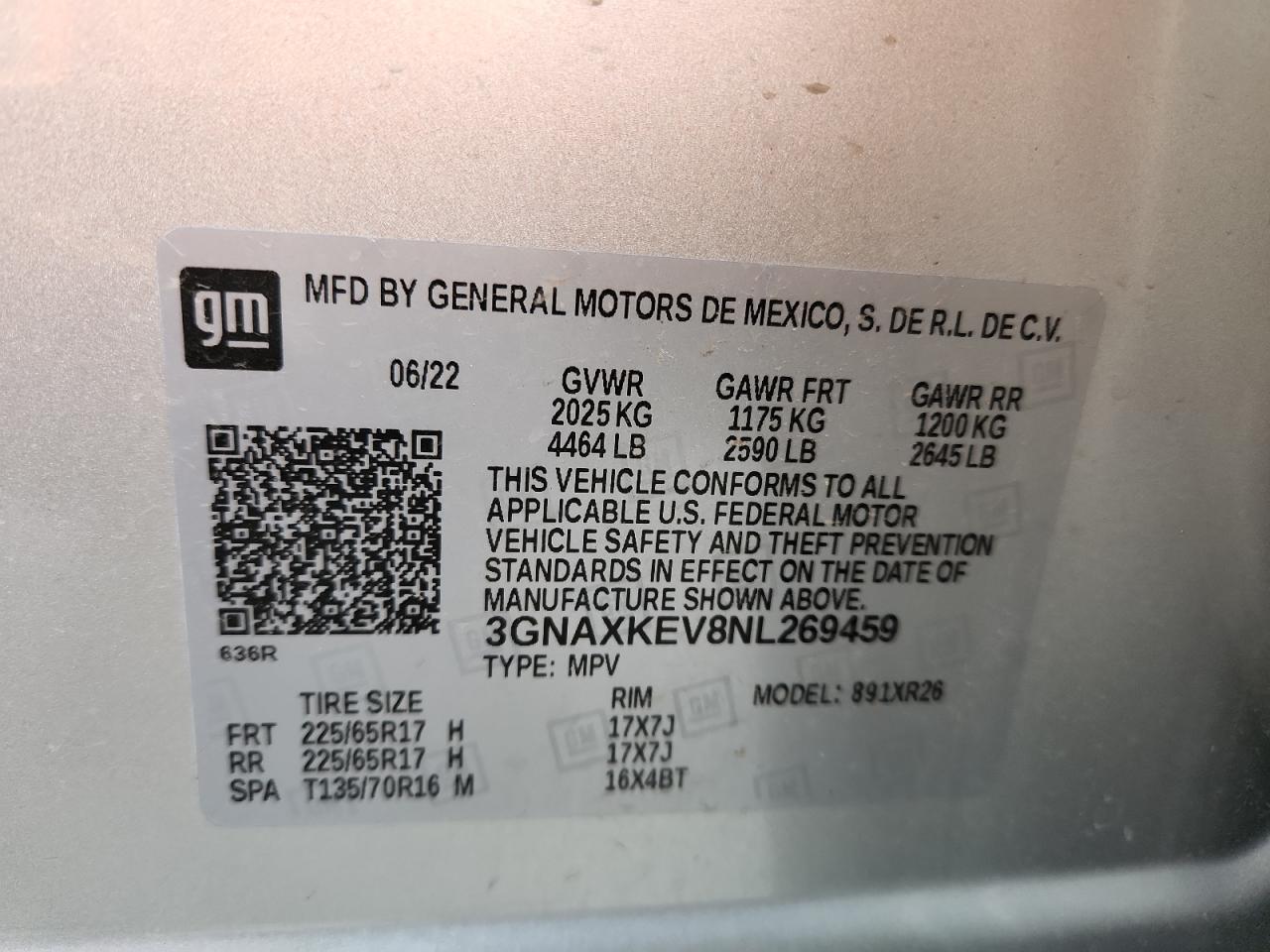 CHEVROLET EQUINOX LT