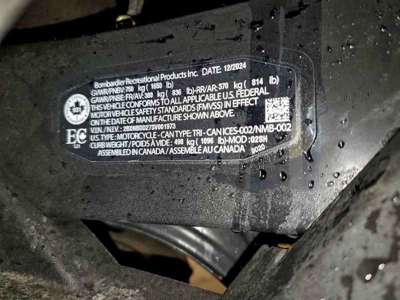 2025 CAN-AM SPYDER ROA #3303856518