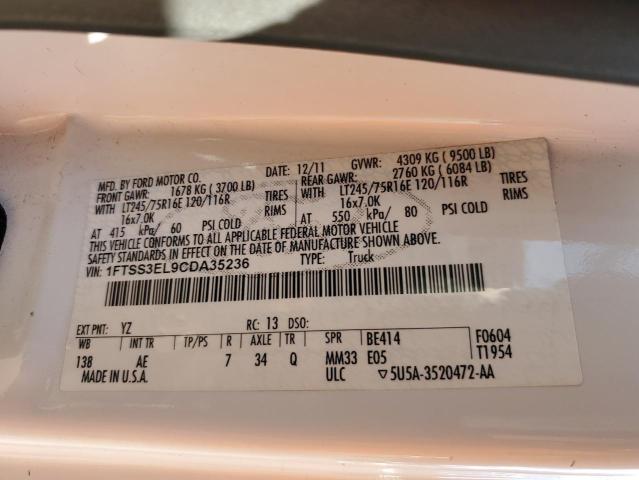 2012 FORD ECONOLINE #3284748526