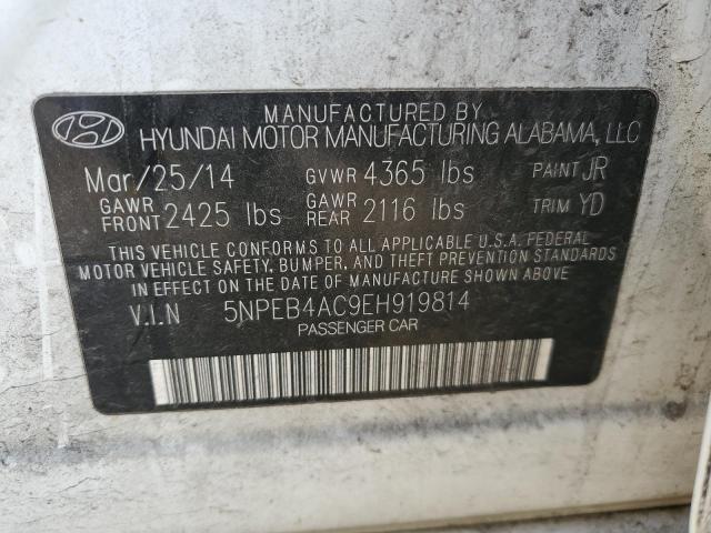 2014 HYUNDAI SONATA GLS - 5NPEB4AC9EH919814
