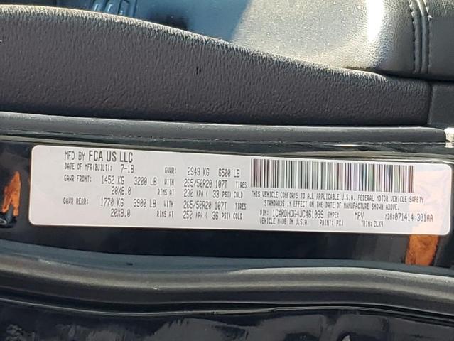 2018 DODGE DURANGO GT #3309800327