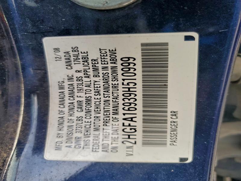 2009 HONDA CIVIC #3299817689