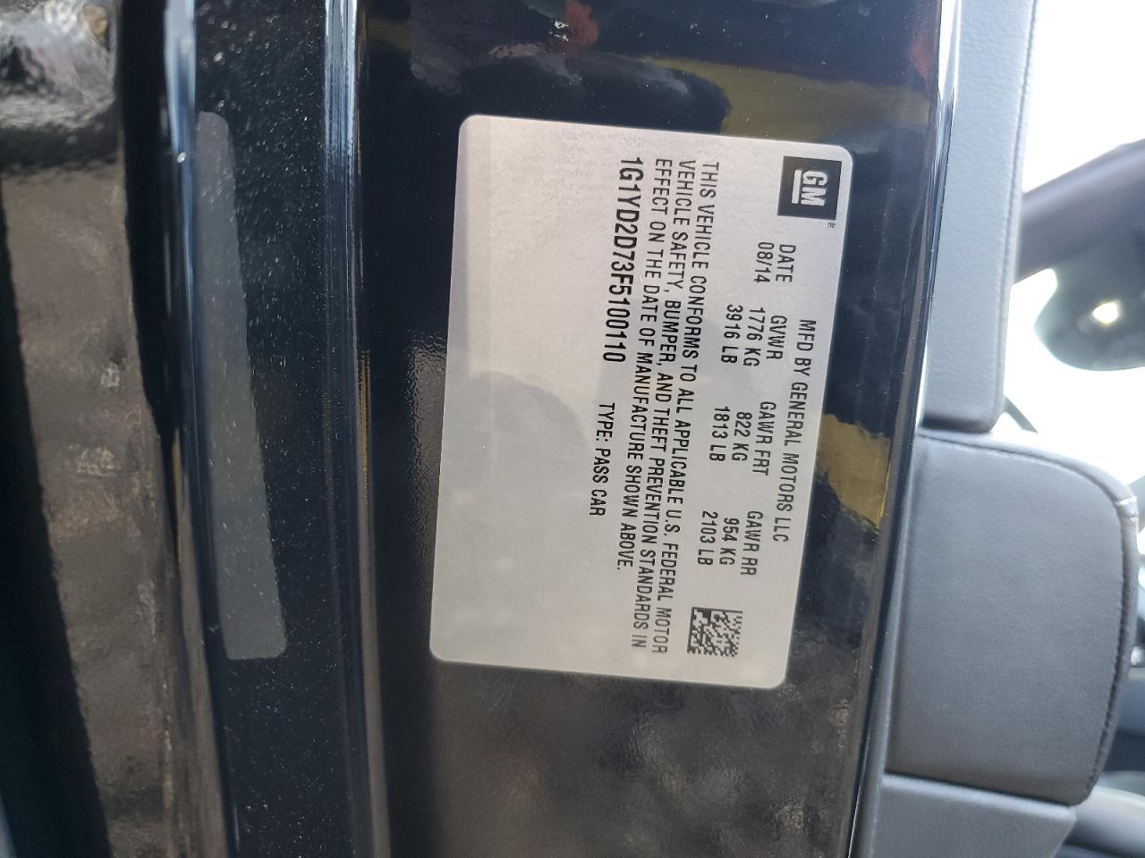 CHEVROLET CORVETTE STINGRAY 2LT