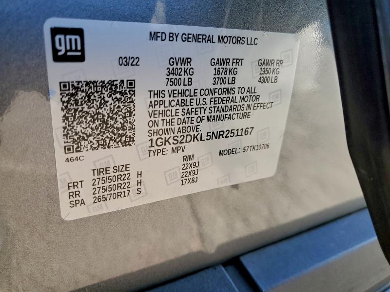 2022 GMC YUKON DENA #3309769843