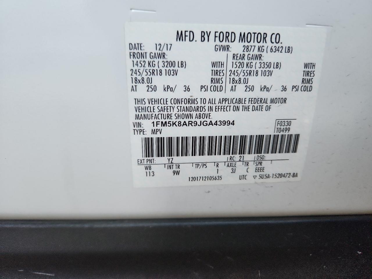 FORD EXPLORER POLICE INTERCEPTOR