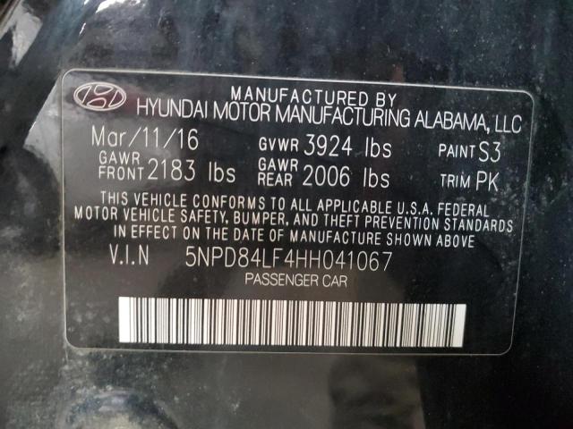 2017 HYUNDAI ELANTRA SE #3287258786