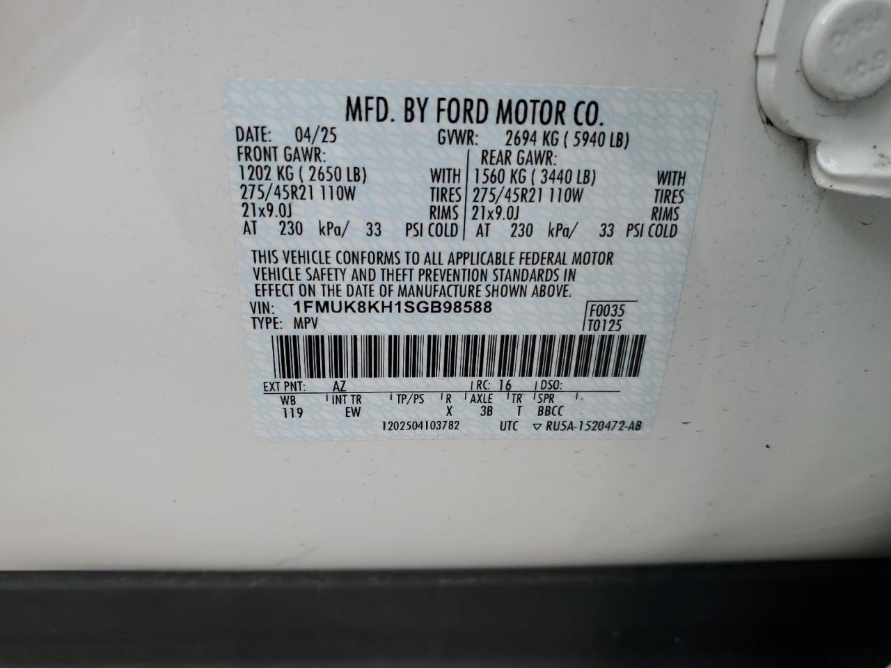 FORD EXPLORER ST-LINE